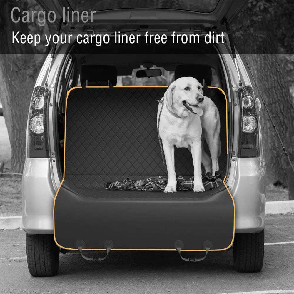 Waterproof Car Pet Kennel Rear Seat Cushion - 54x58 Inches Spillproof Back Seat Protector For Dogs - Johns Pet Store