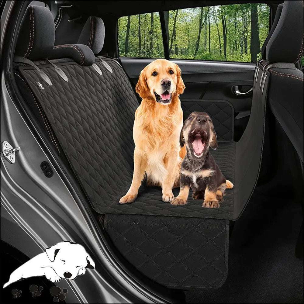 Waterproof Car Pet Kennel Rear Seat Cushion - 54x58 Inches Spillproof Back Seat Protector For Dogs - Johns Pet Store