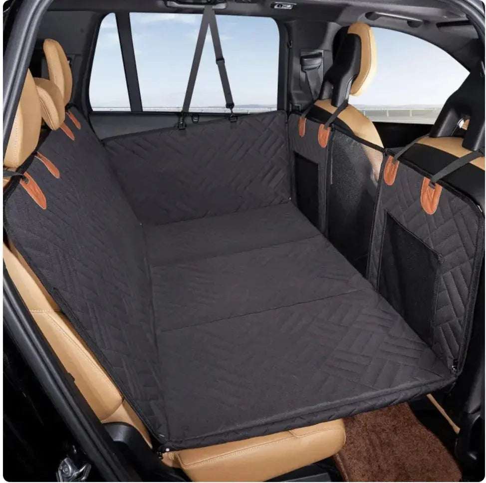 Waterproof Durable Car Dog Bed For Pets - Travel Safe Car Seat Cushion With Non Slip Bottom - Johns Pet Store